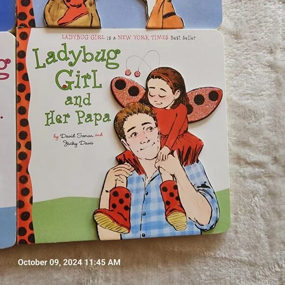 Ladybug Girl and Her Papa, Her Mama, Says Goodnight, Loves. 4 in Lot Board Books - Picture 4 of 6